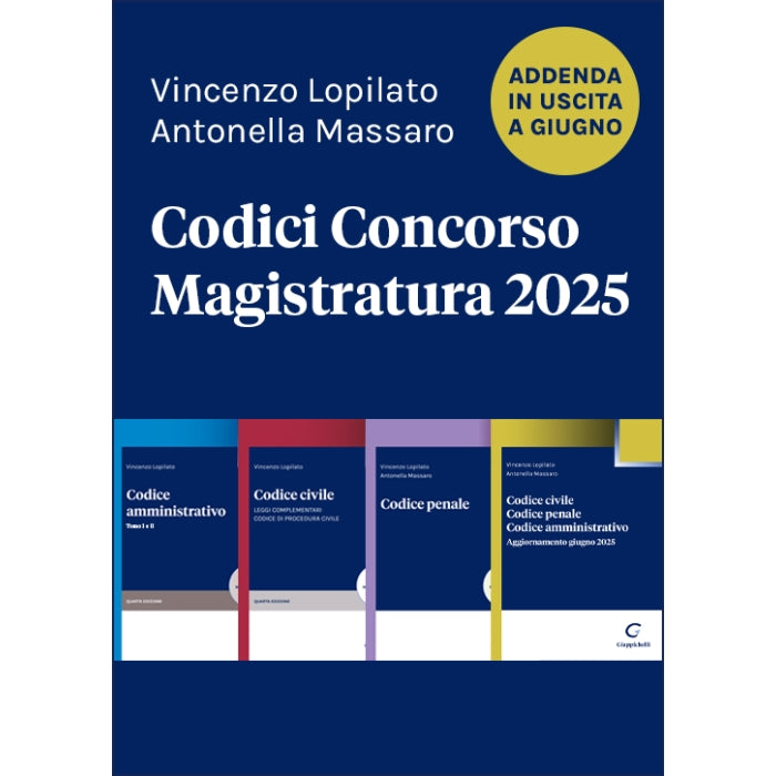 KIT Codici Concorso Magistratura 2025 - Lopilato Vincenzo, Massaro Antonella