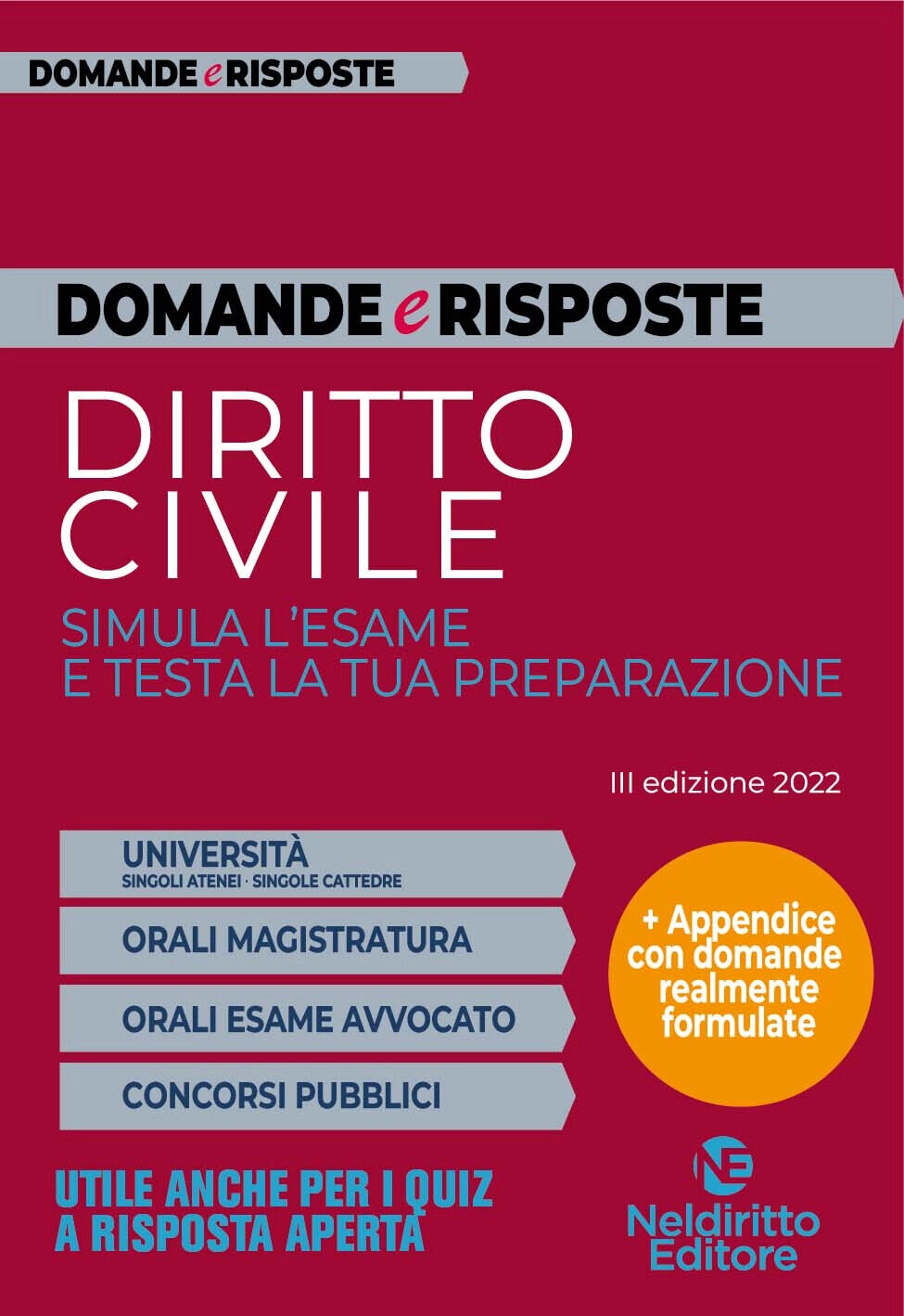Domande risposte diritto civile 2 prova - D2