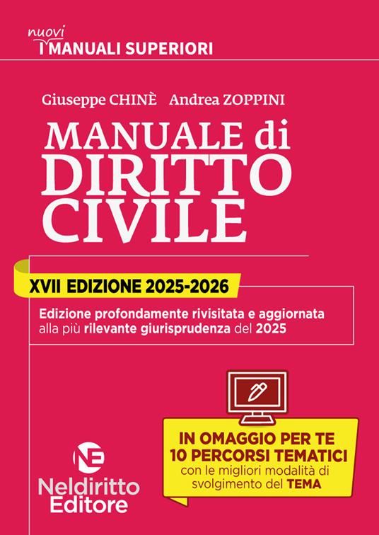 Manuale Superiore di Diritto Civile 2025-2026 - G. Chinè, A. Zoppini