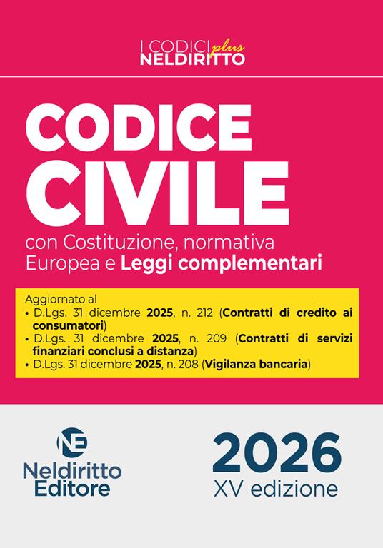 Codice civile normativo plus 2026 - Sara Piancastelli