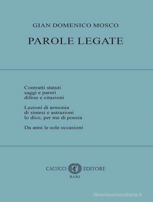 Parole legate nuova ediz. - Mosco