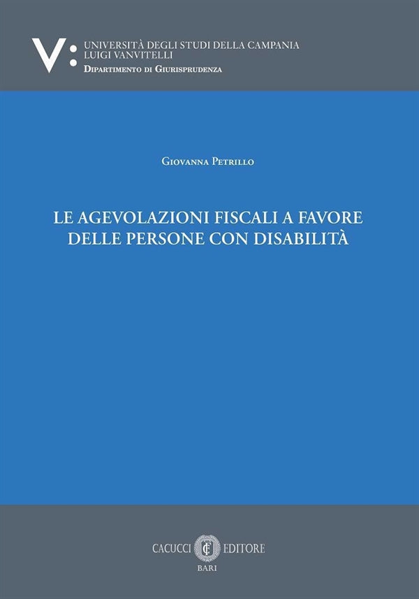 Agevolazioni Fiscali a Favore delle Persone con Disabilità - Petrillo Giovanna