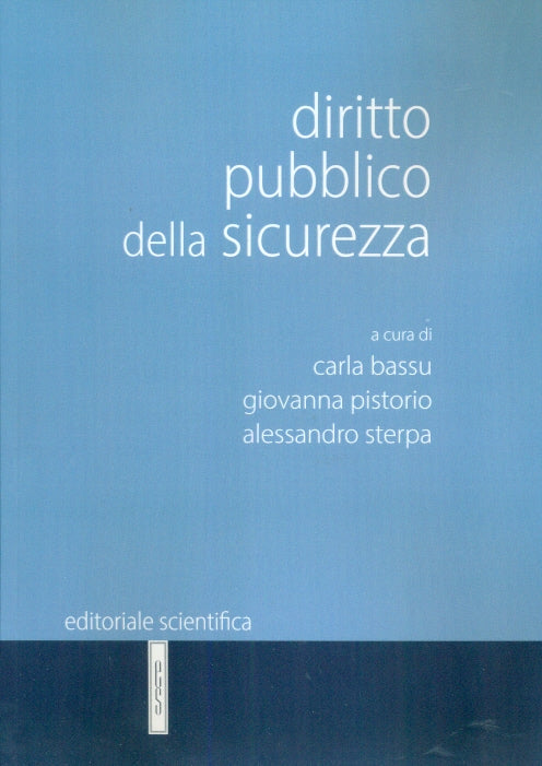 DIRITTO PUBBLICO DELLA SICUREZZA - BASSU
