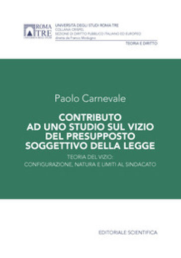 CONTRIBUTO UNO STUDIO SUL VIZIO PRESUPP. - CARNEVALE