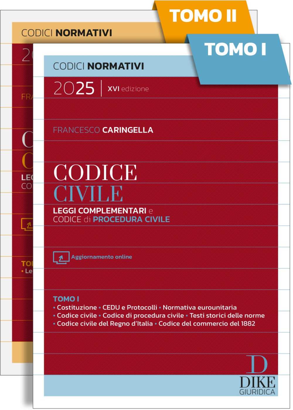 Codice Civile – Leggi complementari e Codice di Procedura Civile 2025 – 2 TOMI