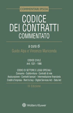 Codice commentato dei contratti 2025 - Alpa Guido, Mariconda Vincenzo