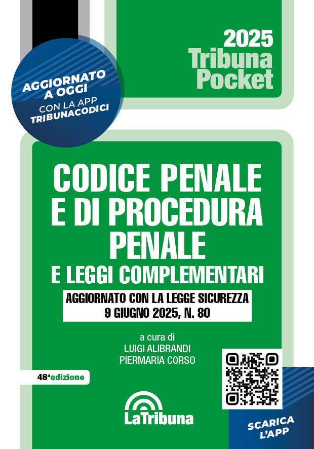 Codice penale e di procedura penale e leggi complementari - Poket 2025 - Luigi Alibrandi, Piermaria Corso