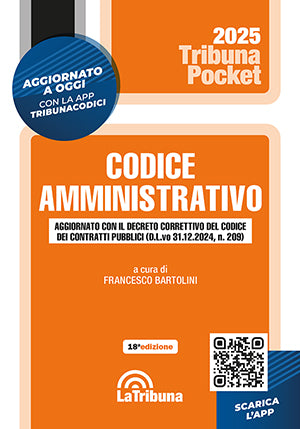 Codice amministrativo pocket 2025 (19°ed.) - Francesco Bartolini