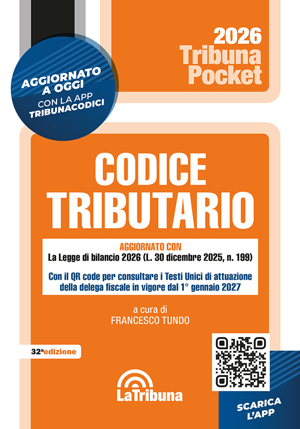 Codice tributario pocket (32°ED.) 2026 - Francesco Tundo