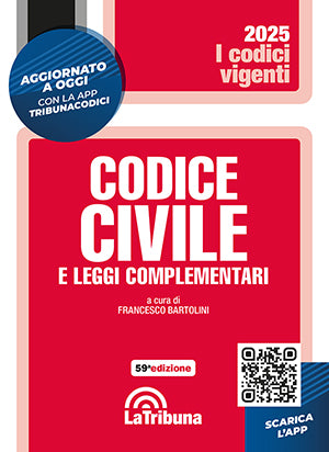 Codice civile e leggi complementari (59°ED) 2025 - vigente