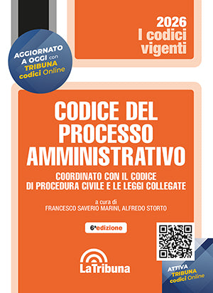 Codice del processo amministrativo (ED. 2026) - Francesco Saverio Marini Alfredo Storto