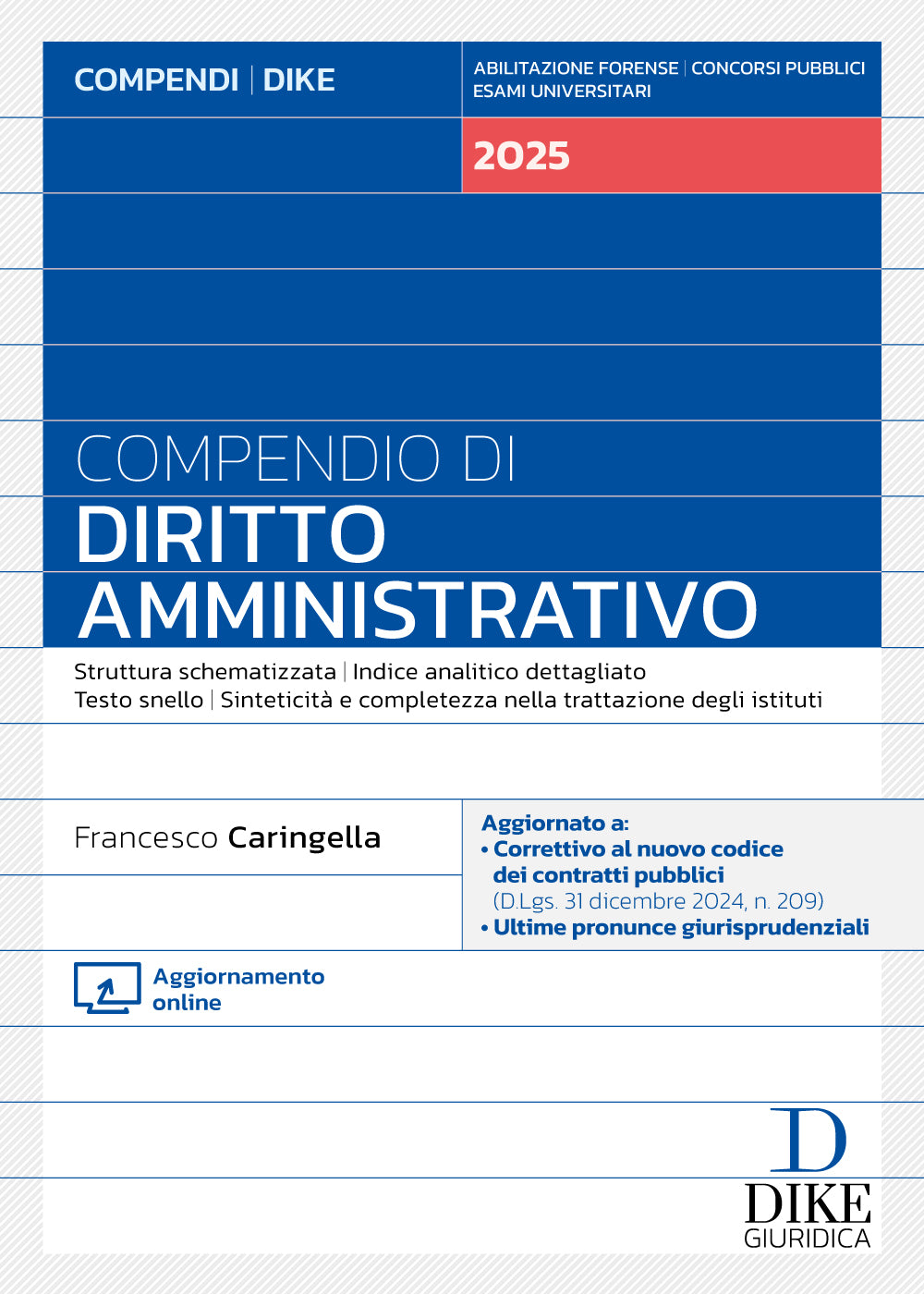 Compendio di Diritto Amministrativo 2025 - Caringella