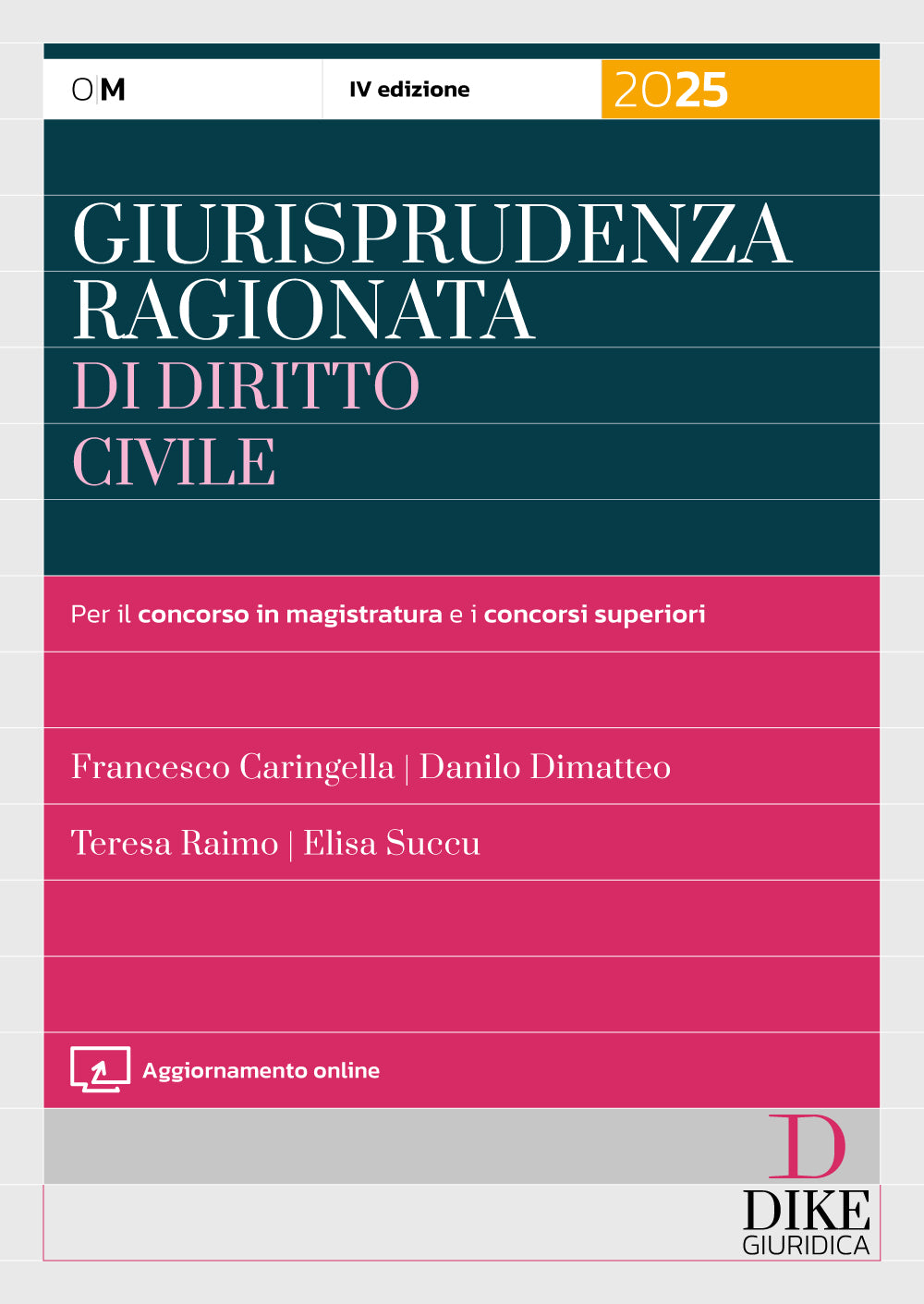 Giurisprudenza Ragionata di Diritto Civile 2025 - Dimatteo, Succu, Caringella, Raimo