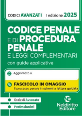 CODICE PENALE E DI PROCEDURA PENALE E leggi complementari con guida applicativa 2025