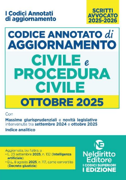 Codice Annotato di aggiornamento combo diritto Civile e Procedura Civile (ESAME AVVOCATO 2025-2026)