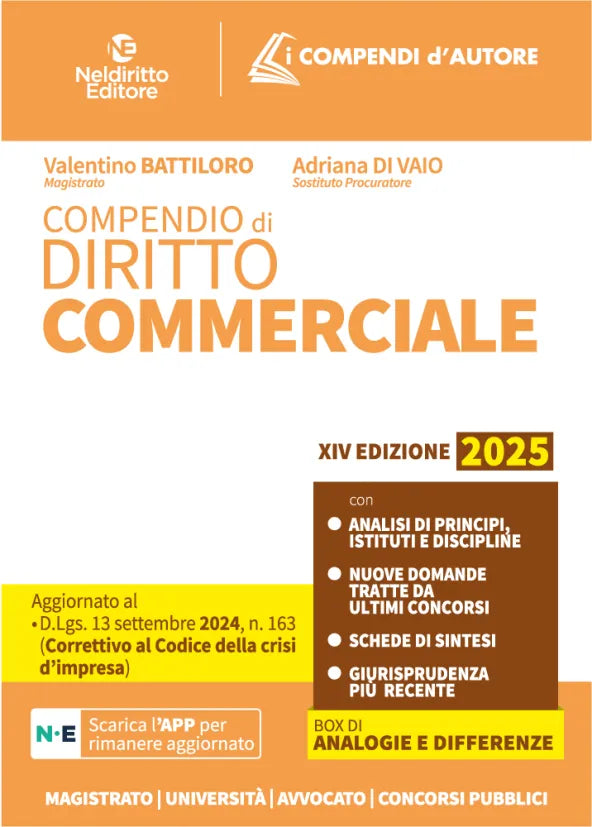 Compendio di Diritto Commerciale 2025