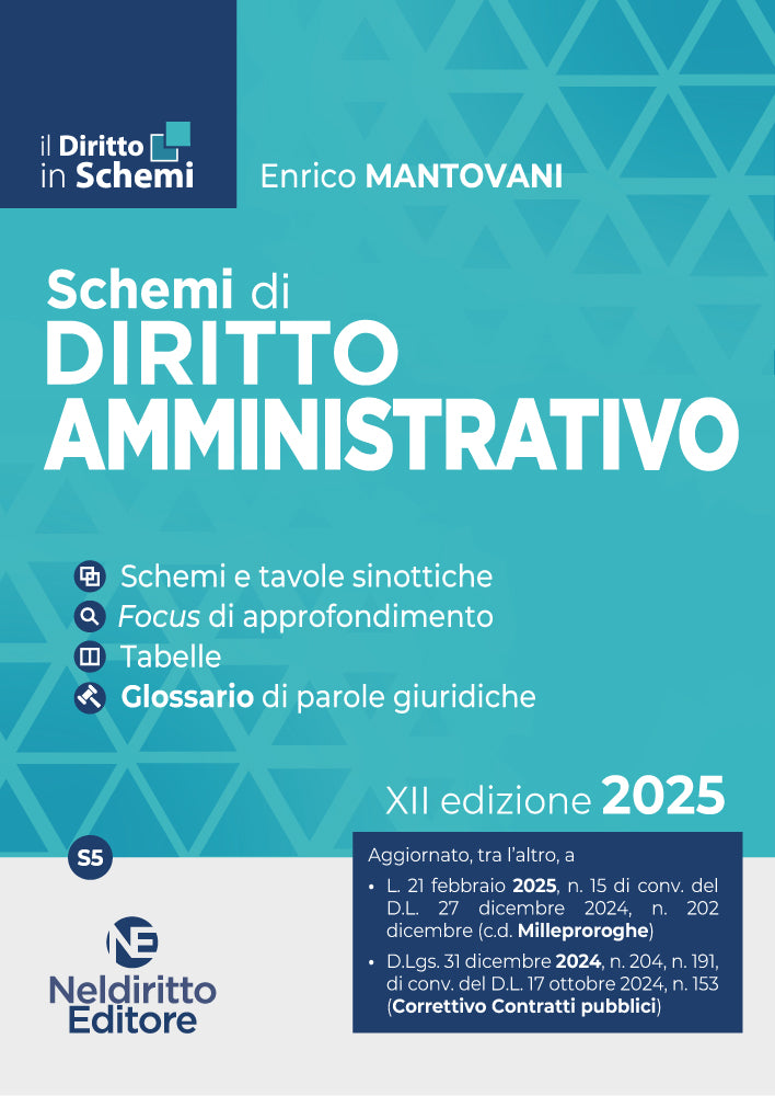 Schemi di diritto amministrativo 2025