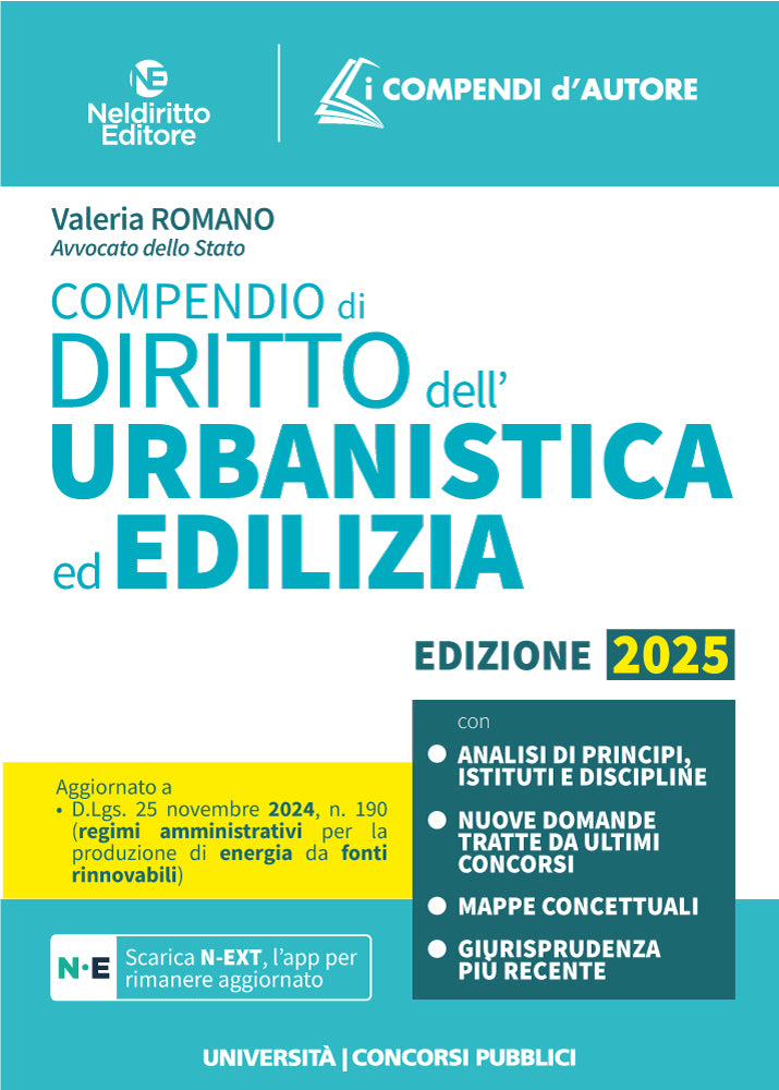 Compendio di diritto dell'Urbanistica e dell'Edilizia 2025