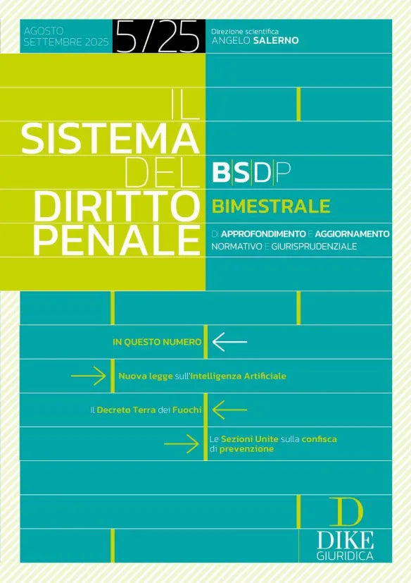 Il Sistema del Diritto Penale BIMESTRALE 5/2025