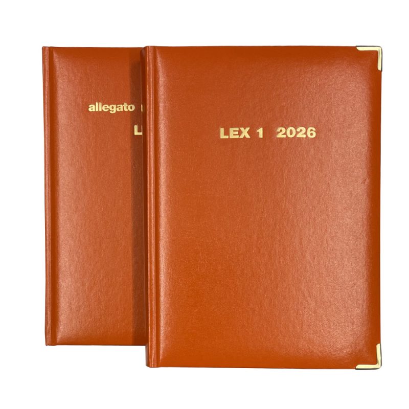 Agenda Legale LEX1 in 2 Volumi 2026 - Arancione