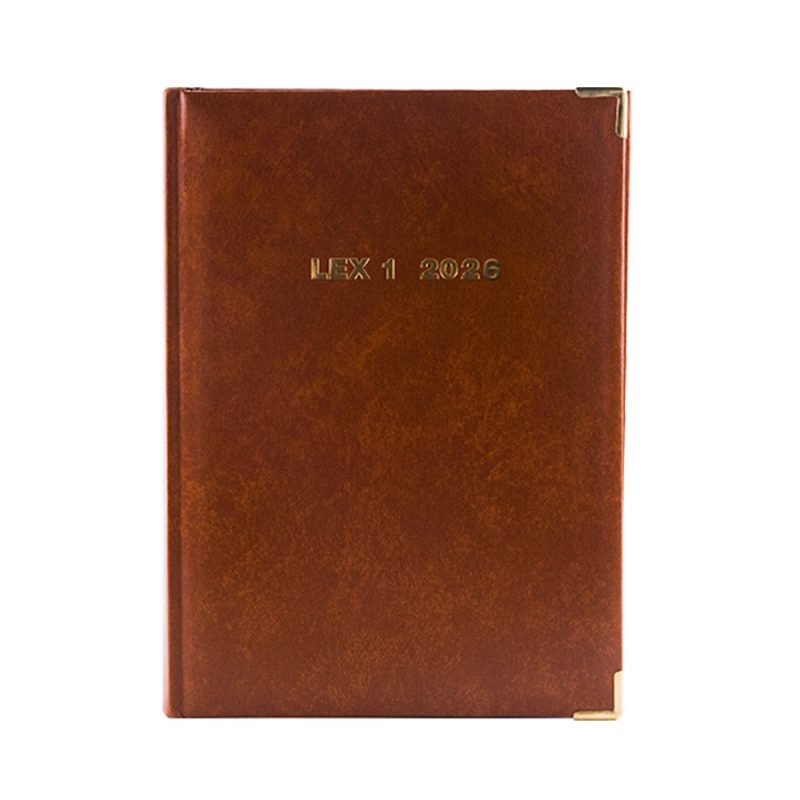 Agenda Legale LEX1 2026 - Cuoio