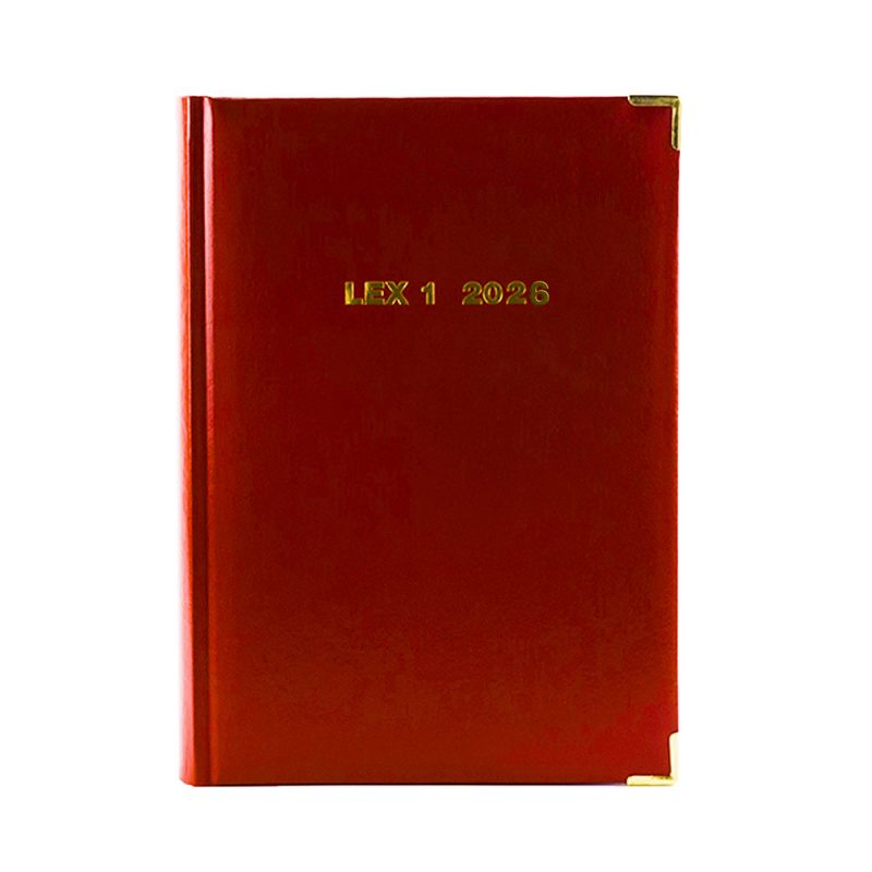 Agenda Legale LEX1 2026 - Rosso