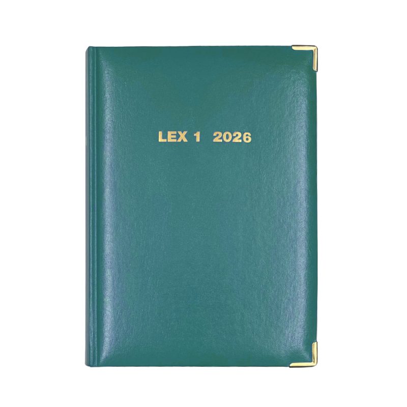 Agenda Legale LEX1 2026 - Verde Petrolio
