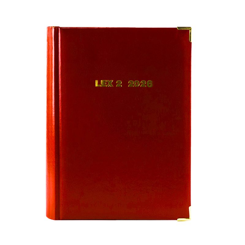 Agenda Legale LEX2 2026 - Rosso