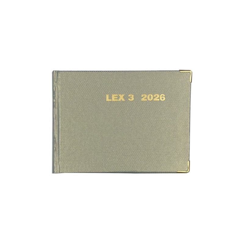 Agenda Legale LEX3 2026 - Grigio Perla