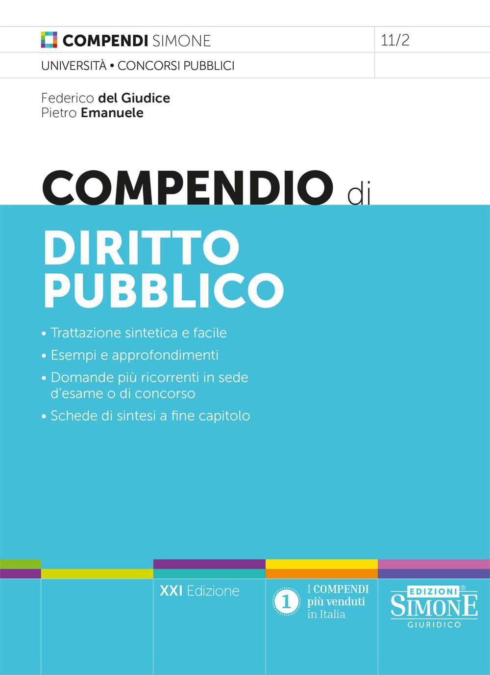 Compendio di Diritto Pubblico 2025 - Federico del Giudice - Pietro Emanuele
