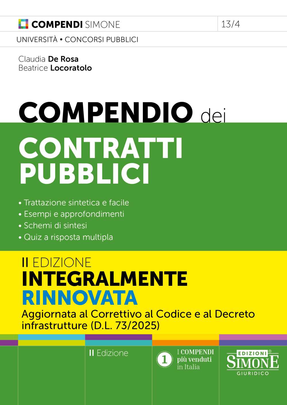 Compendio dei contratti pubblici 2025 - Claudia De Rosa, Beatrice Locoratolo