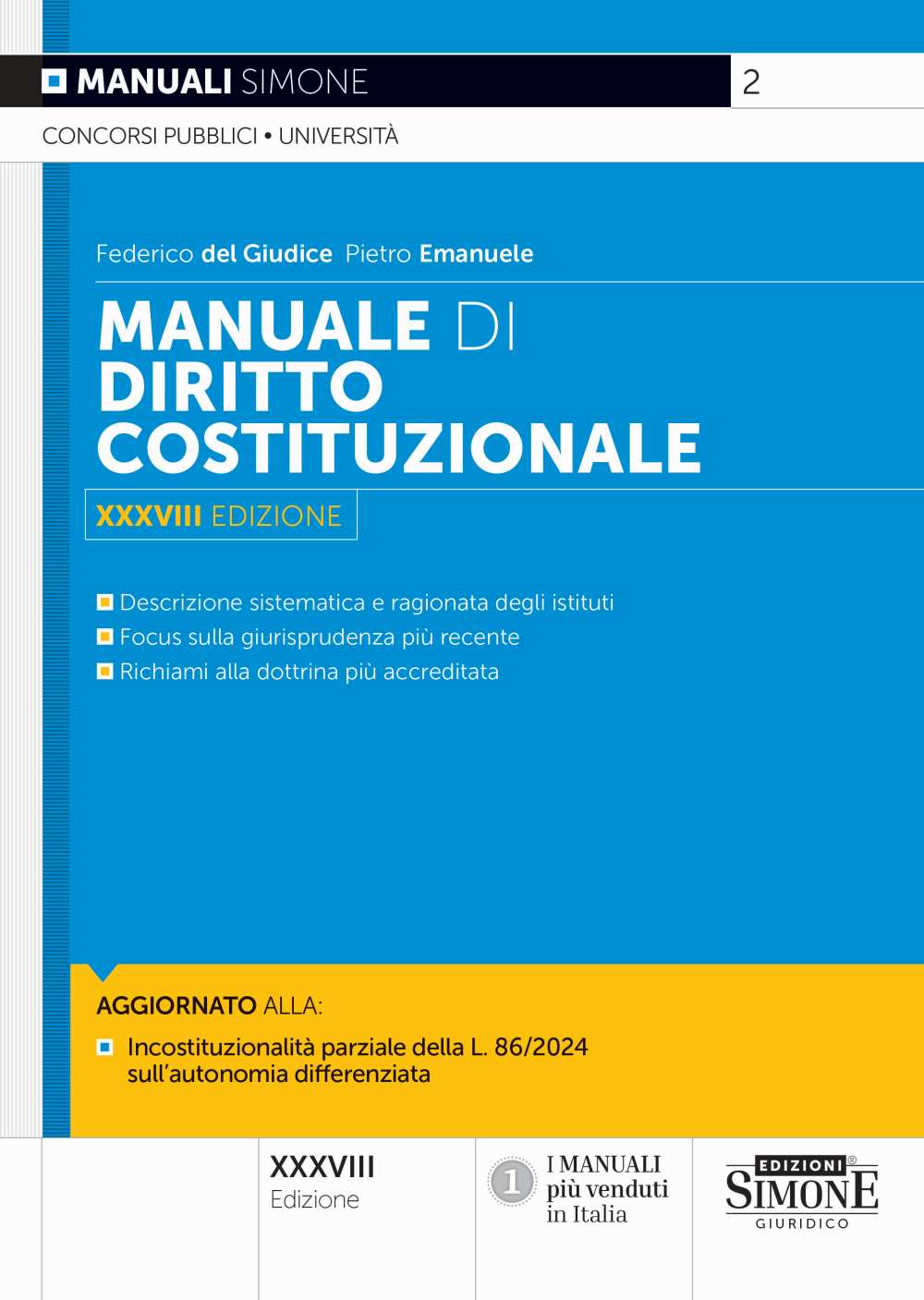 Manuale di Diritto Costituzionale - Del Giudice, Emanuele
