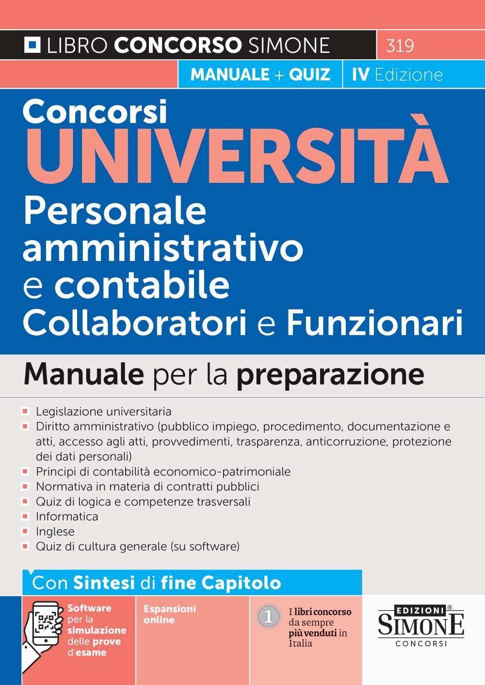 Concorsi Università Personale amministrativo e contabile Collaboratori e Funzionari – Manuale