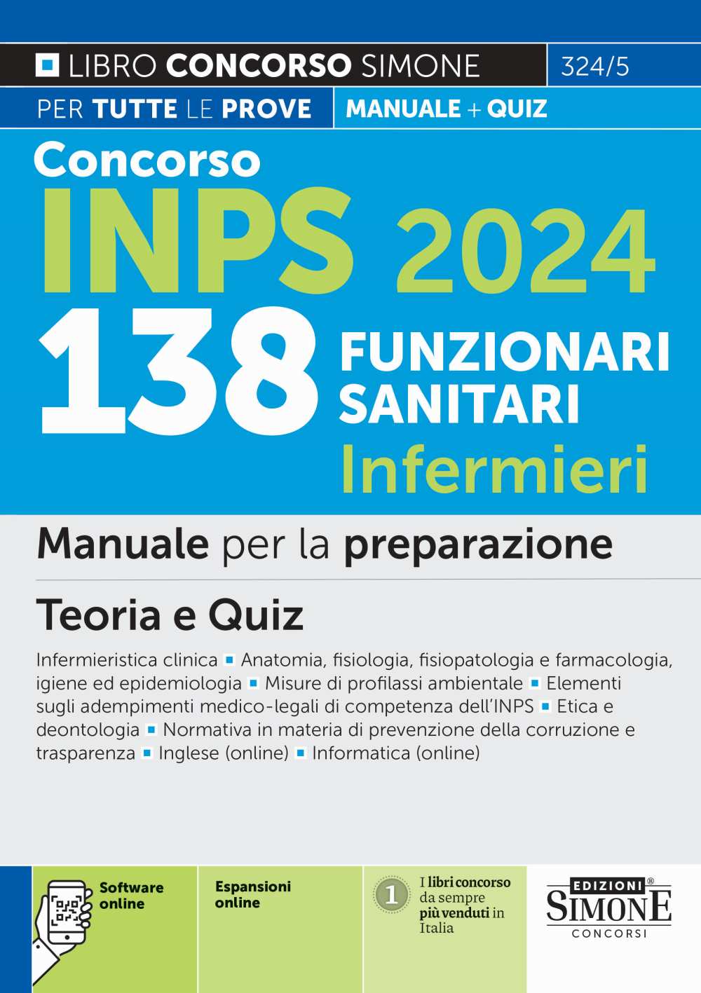 Concorso INPS 2024 – 138 Funzionari Sanitari Infermieri – Manuale