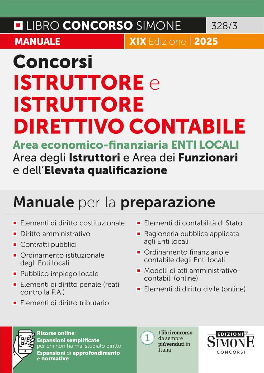 Concorsi Istruttore e Istruttore Direttivo Contabile – Manuale 2025