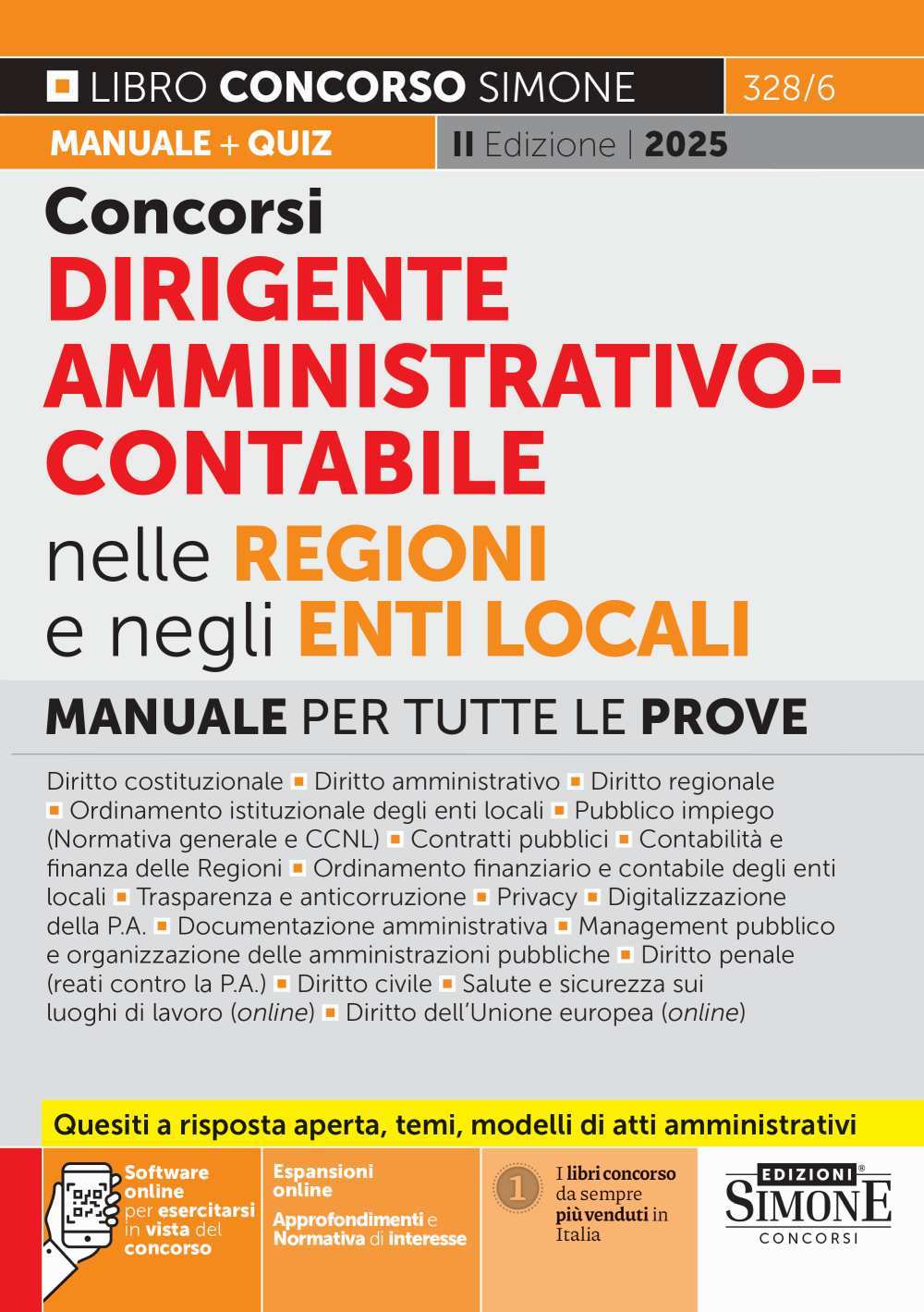 Concorsi Dirigente Amministrativo – Contabile nelle Regioni e negli Enti Locali – Manuale