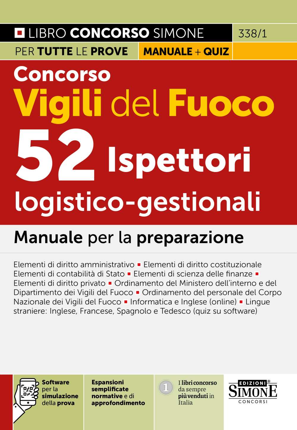 Concorso Vigili del Fuoco 52 Ispettori Logico-gestionali – Manuale