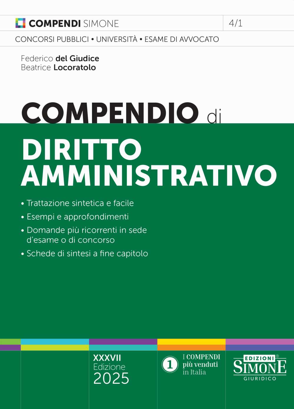 Compendio di Diritto Amministrativo 2025 - Del Giudice, Locoratolo
