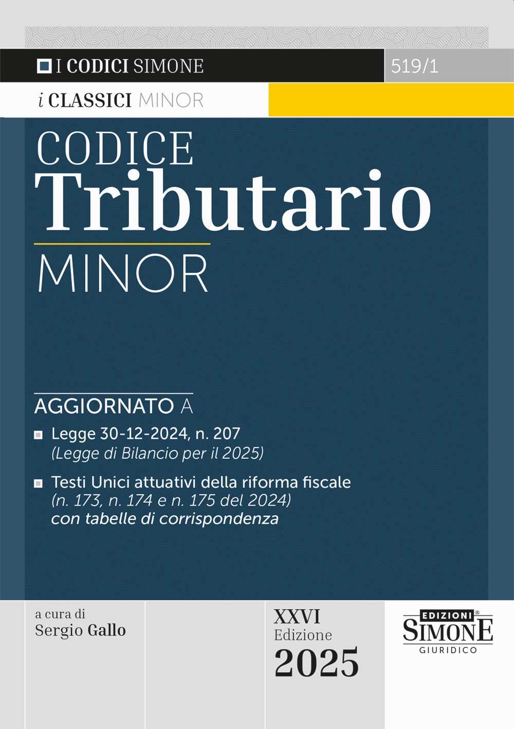 Codice Tributario Minor 2025