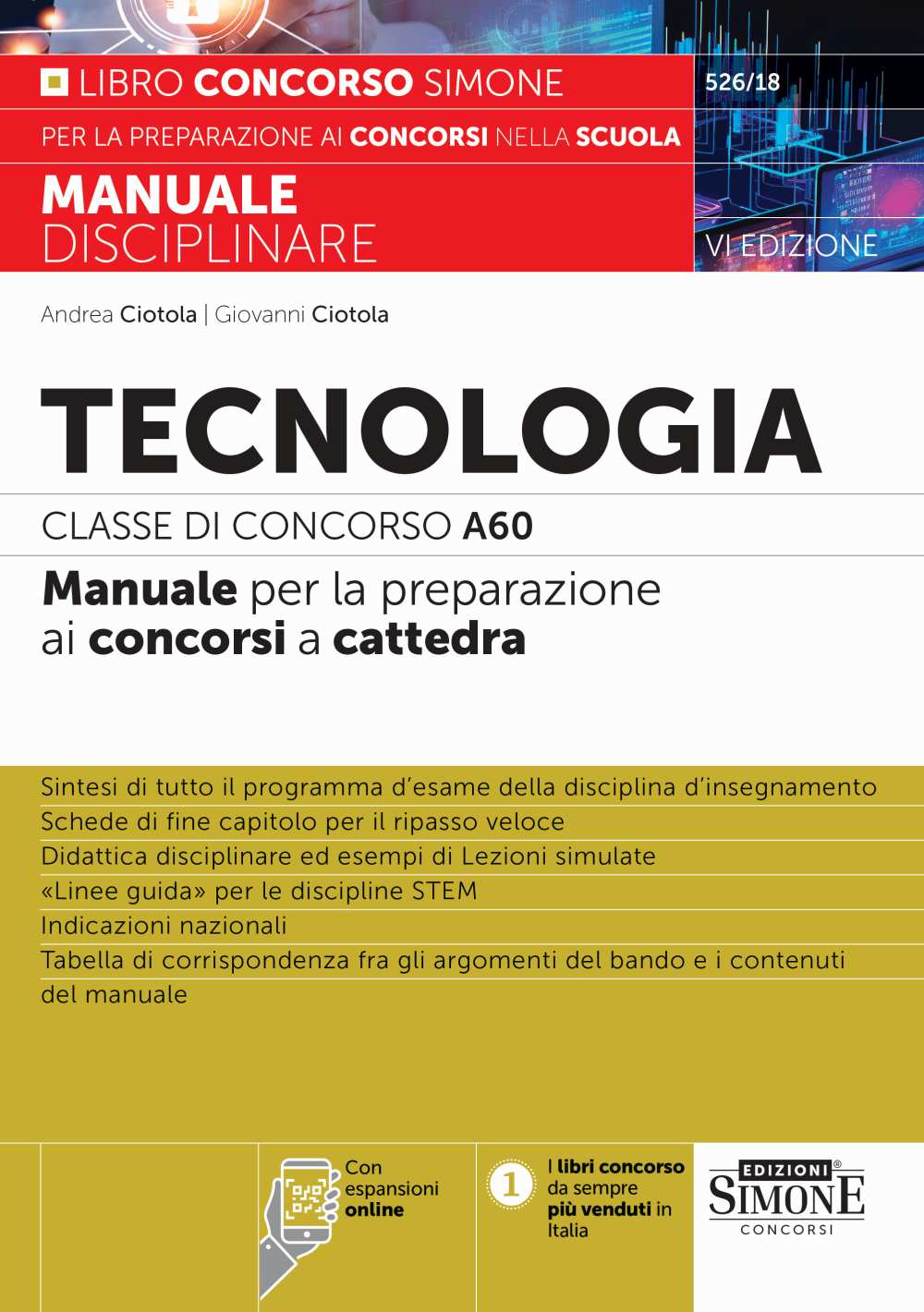 Tecnologia – Classe di concorso A60 – Manuale