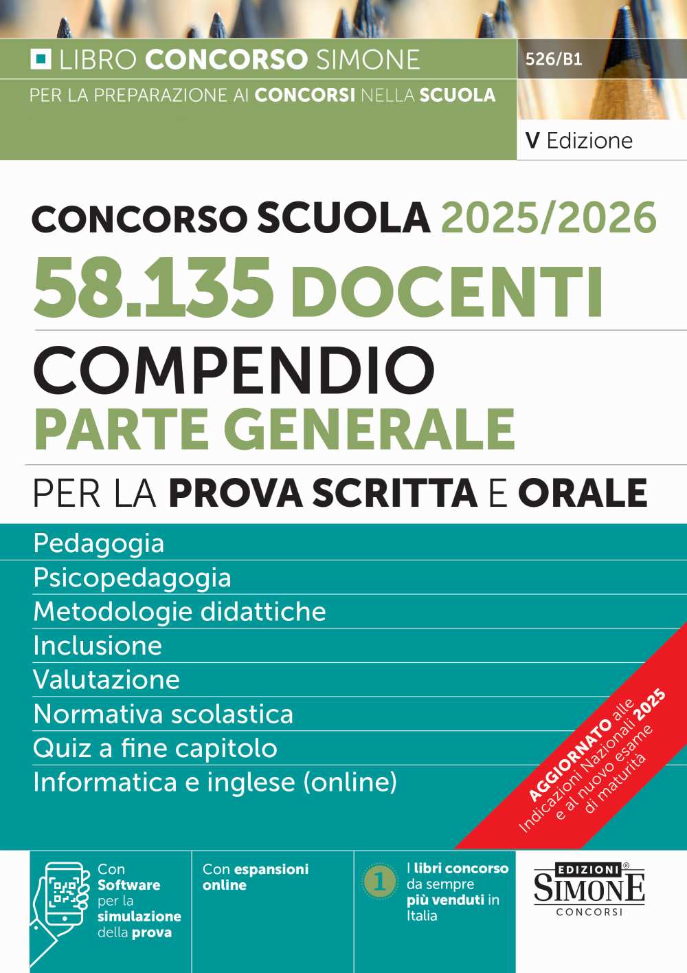 Concorso Scuola 2025/2026 58.135 Docenti – Compendio Parte Generale per la prova scritta e orale