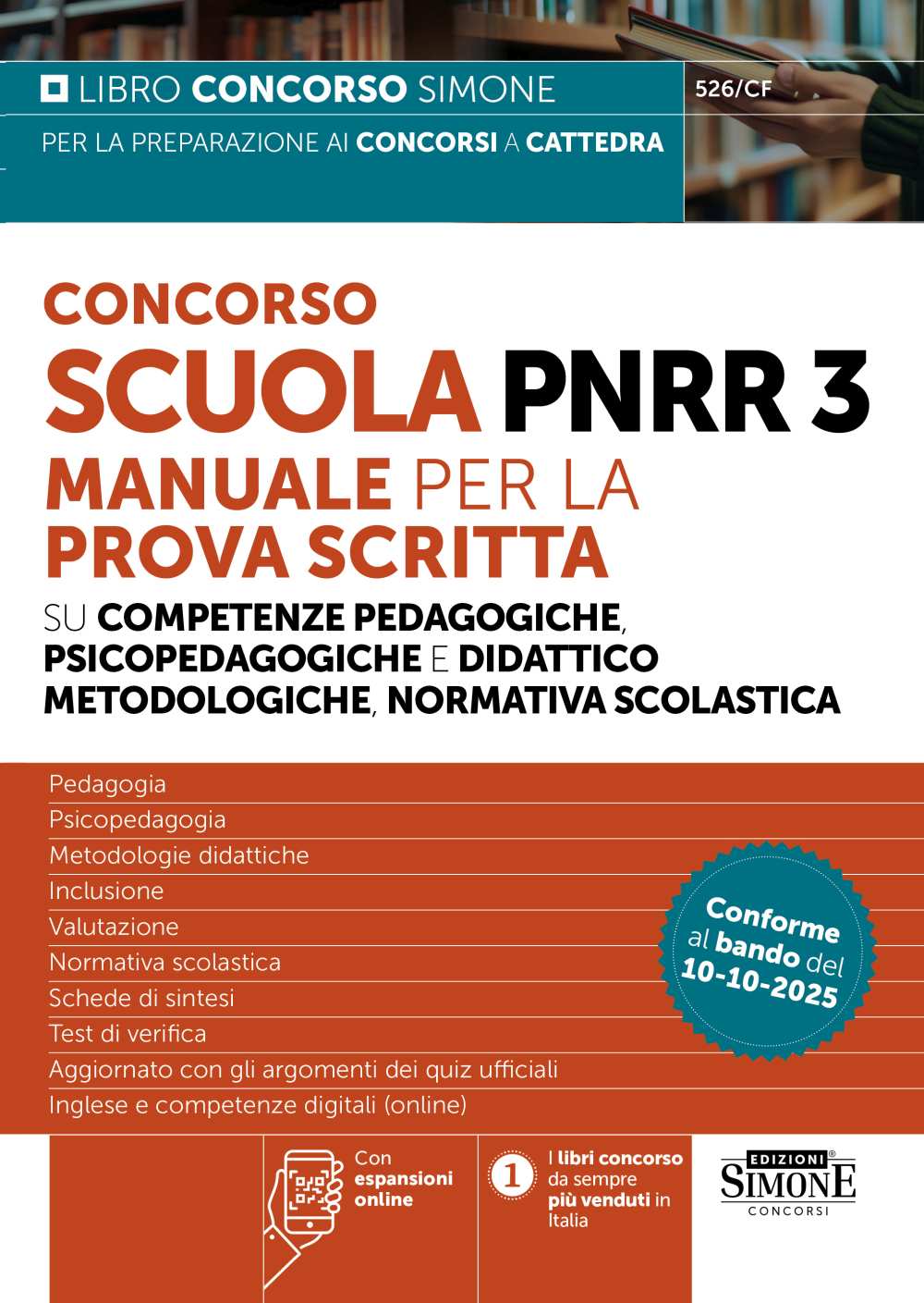 Concorso Scuola PNRR3 – Manuale per la prova scritta su competenze pedagogiche e didattico metodologiche, normativa scolastica