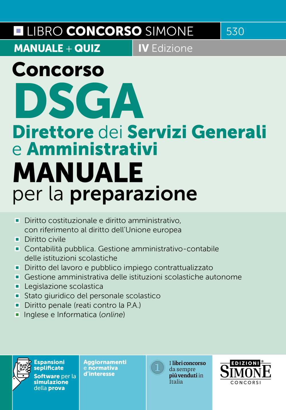 Concorso DSGA Direttore dei Servizi Generali e Amministrativi – Manuale