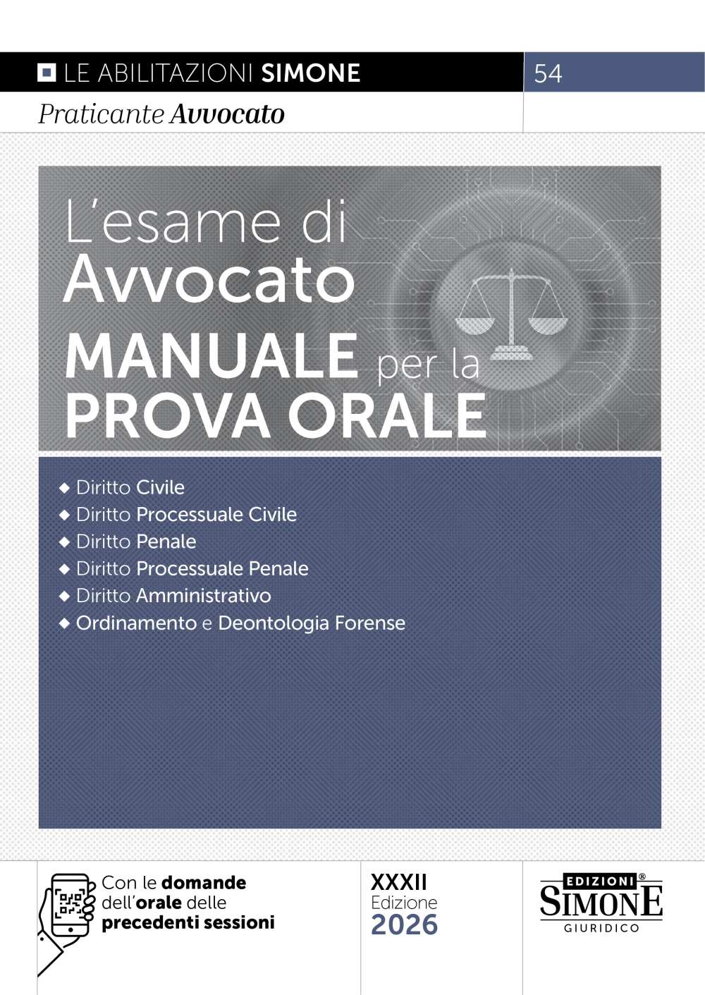 L’esame di Avvocato 2025-2026 – Manuale per la prova orale