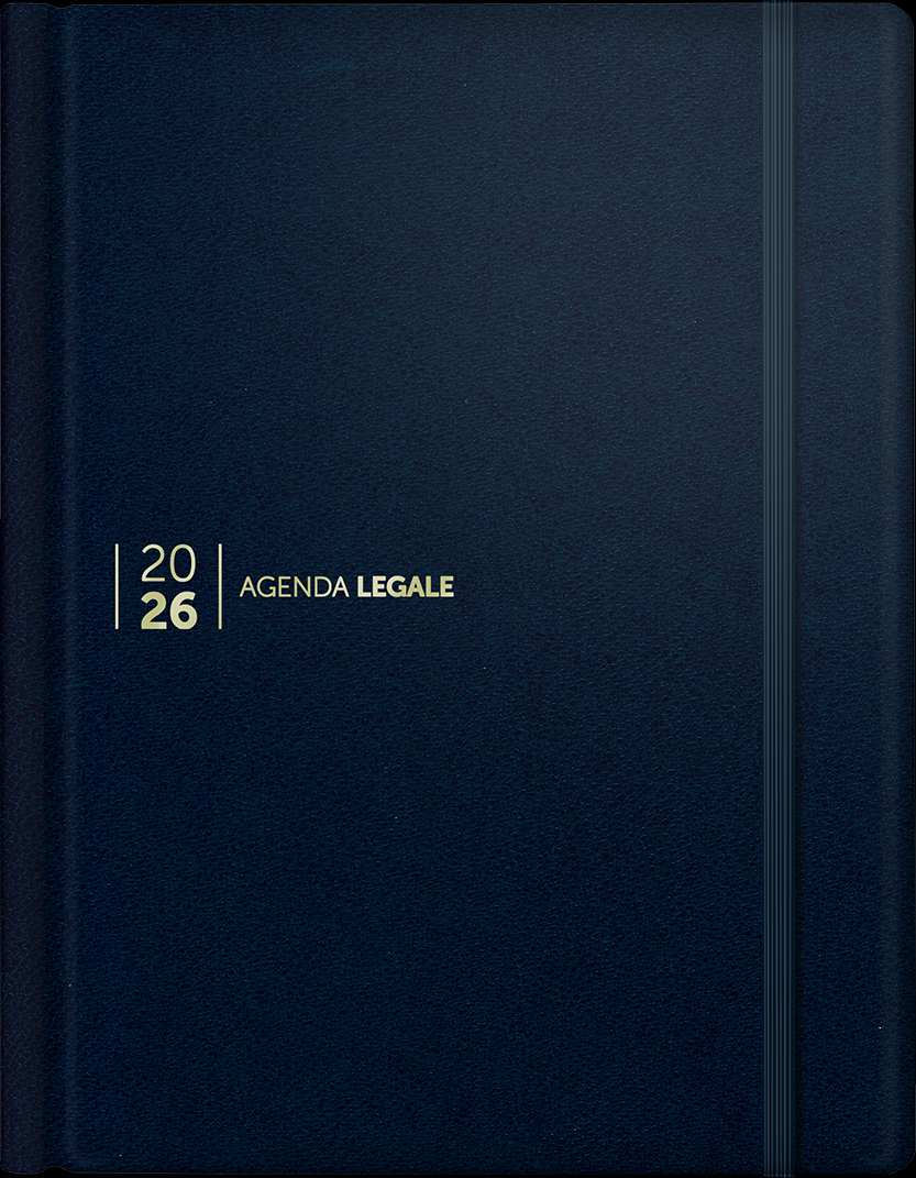 Agenda Legale 2026 - Leather Blu