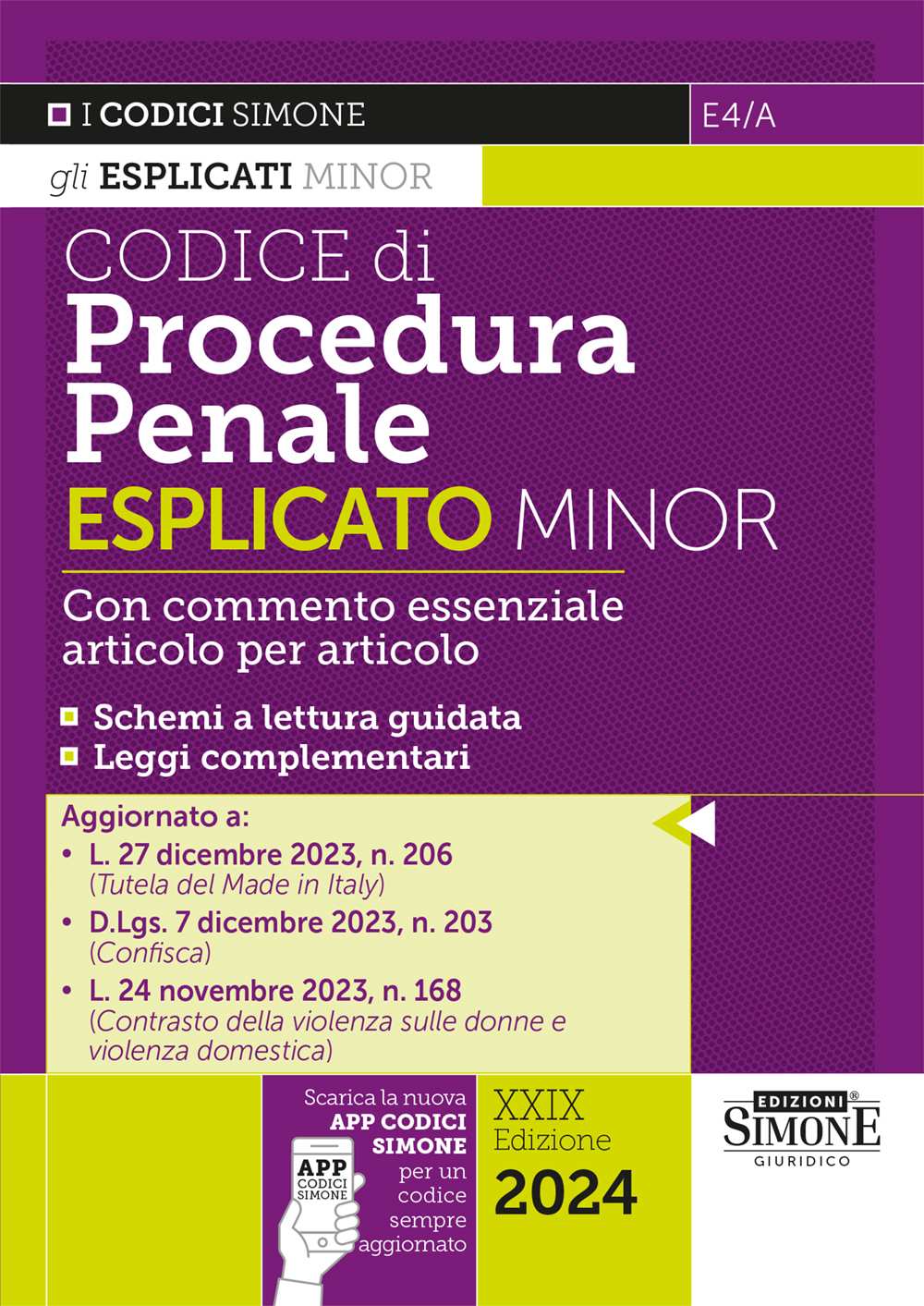 Codice di Procedura Penale Esplicato Minor 2025