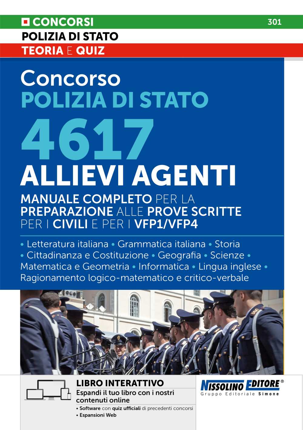 Concorso Polizia di Stato – 4617 Allievi Agenti – Manuale completo