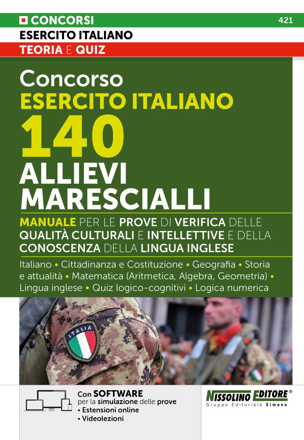 Concorso Esercito Italiano 140 Allievi Marescialli 2025