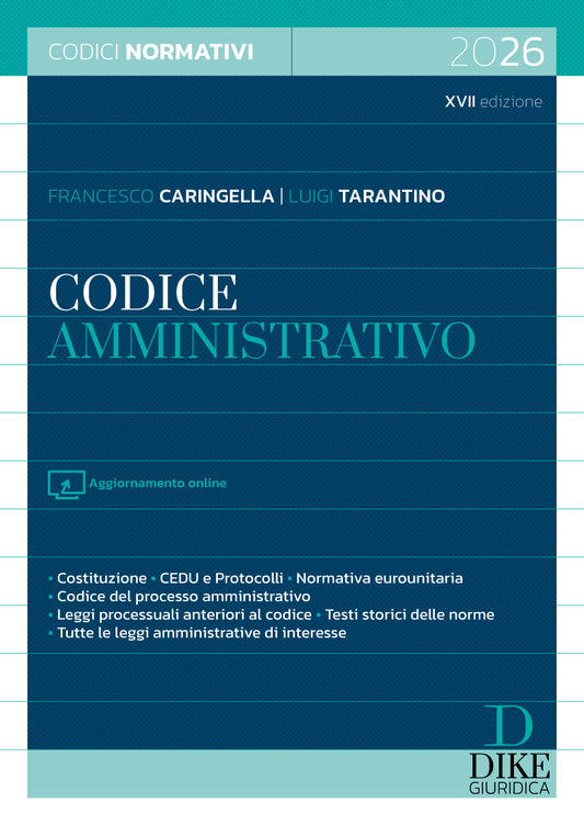 Codice Amministrativo CONCORSO MAGISTRATURA 2026 - F. CARINGELLA
