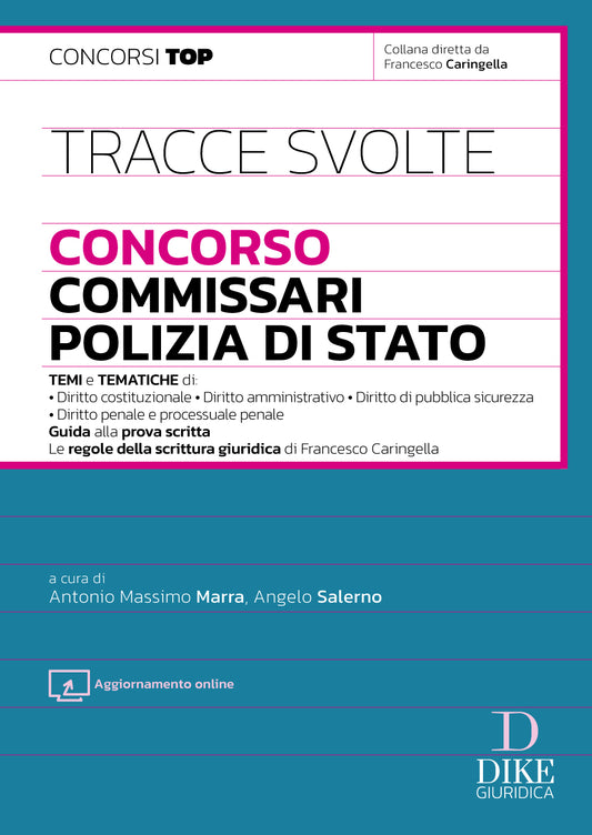 Tracce Svolte – Concorso Commissari Polizia di Stato 2026 - Angelo Salerno, Antonio Massimo Marra